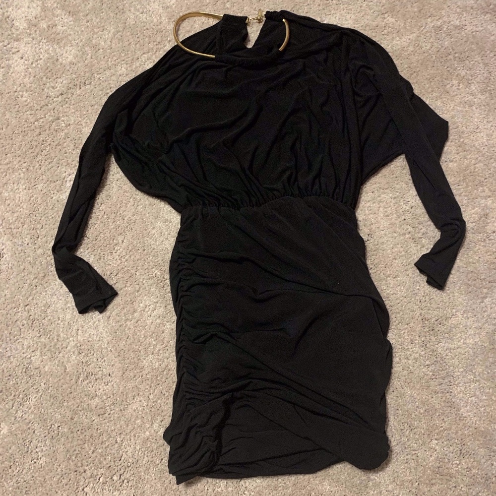 Boston Proper cold shoulder dress
